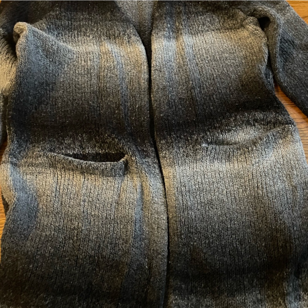 Joseph A Grey Gradient Knit Long Cardigan - Picture 5 of 8